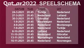 speelschema wk voetbal