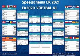 wk voetbal speelschema